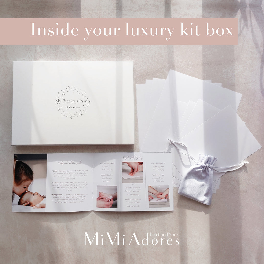 Baby Handprint and Footprint Photo Art Keepsake