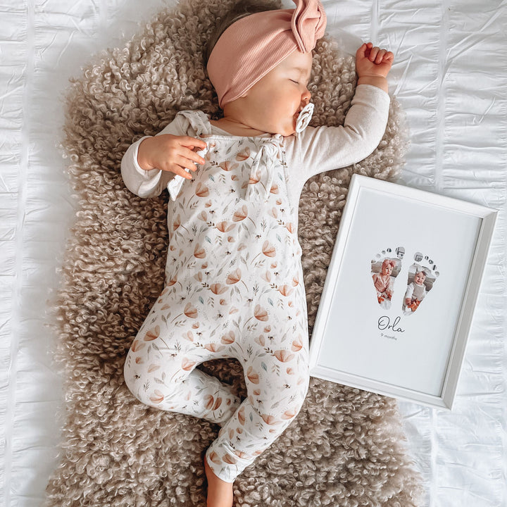 Baby Footprint Art in Photo Art