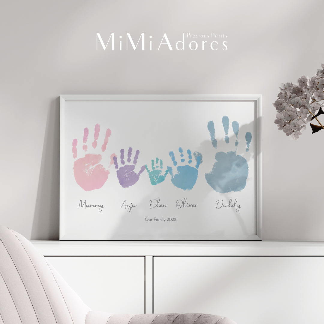 Personalised Family Hand Print