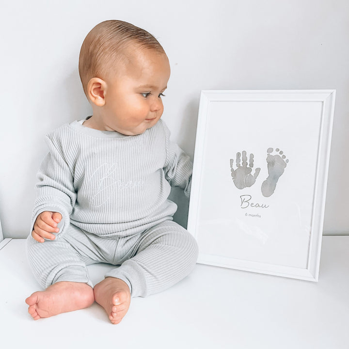 Real Foil Handprint Footprint Kit