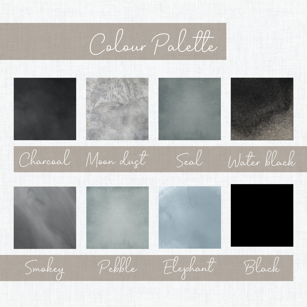 Family Handprint Art - Monochrome