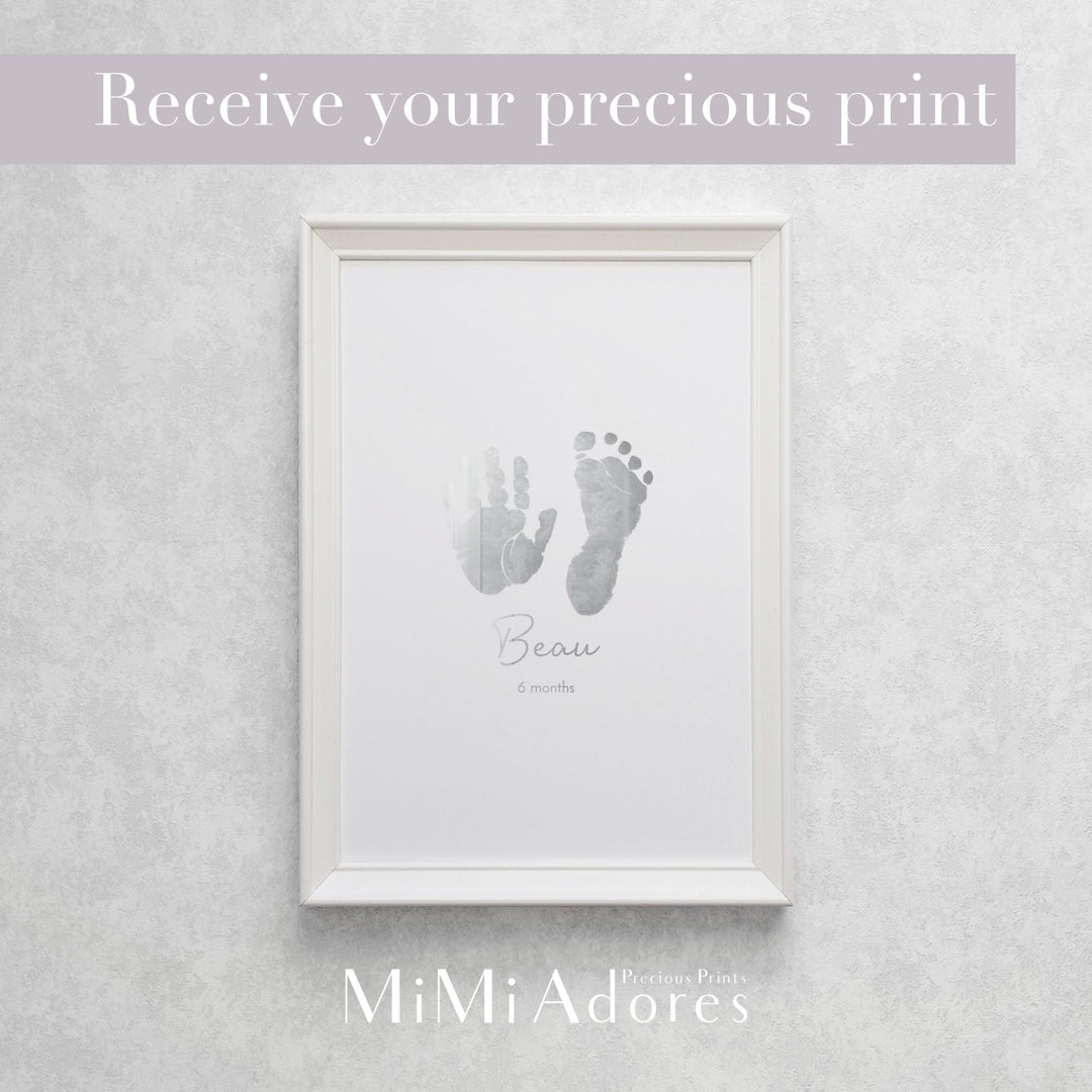 Real Foil Handprint Footprint Kit