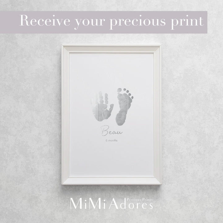 Real Foil Handprint Footprint Kit