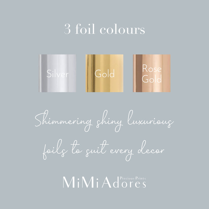 Real Foil Handprint Footprint Kit