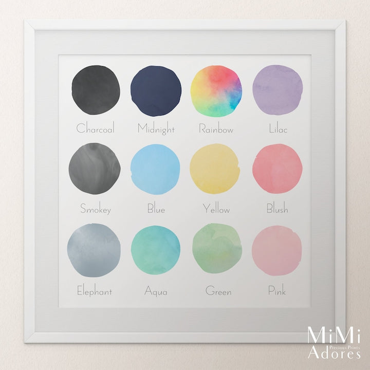 Personalised 'Your Hand in Mine' Family Print