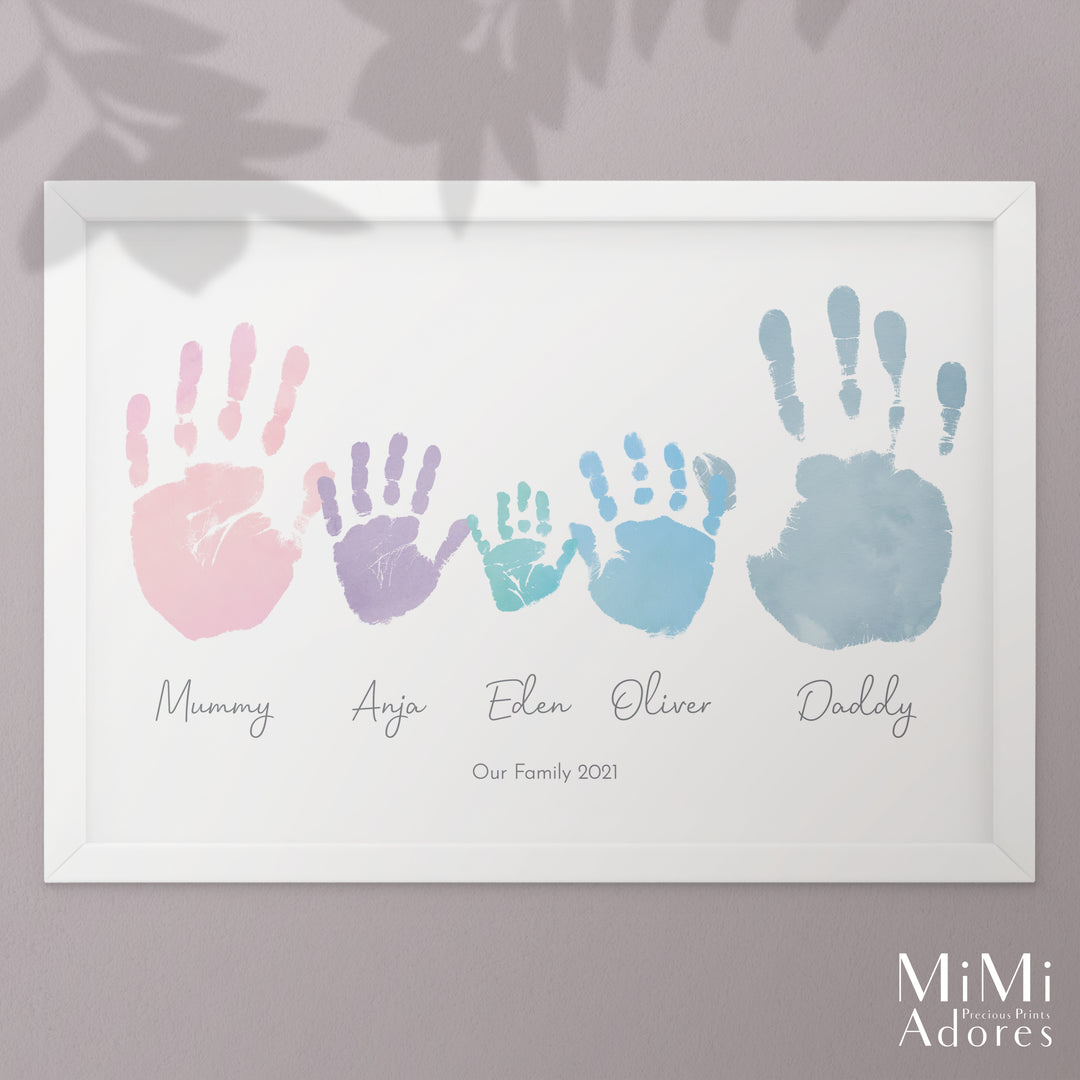 Family hands