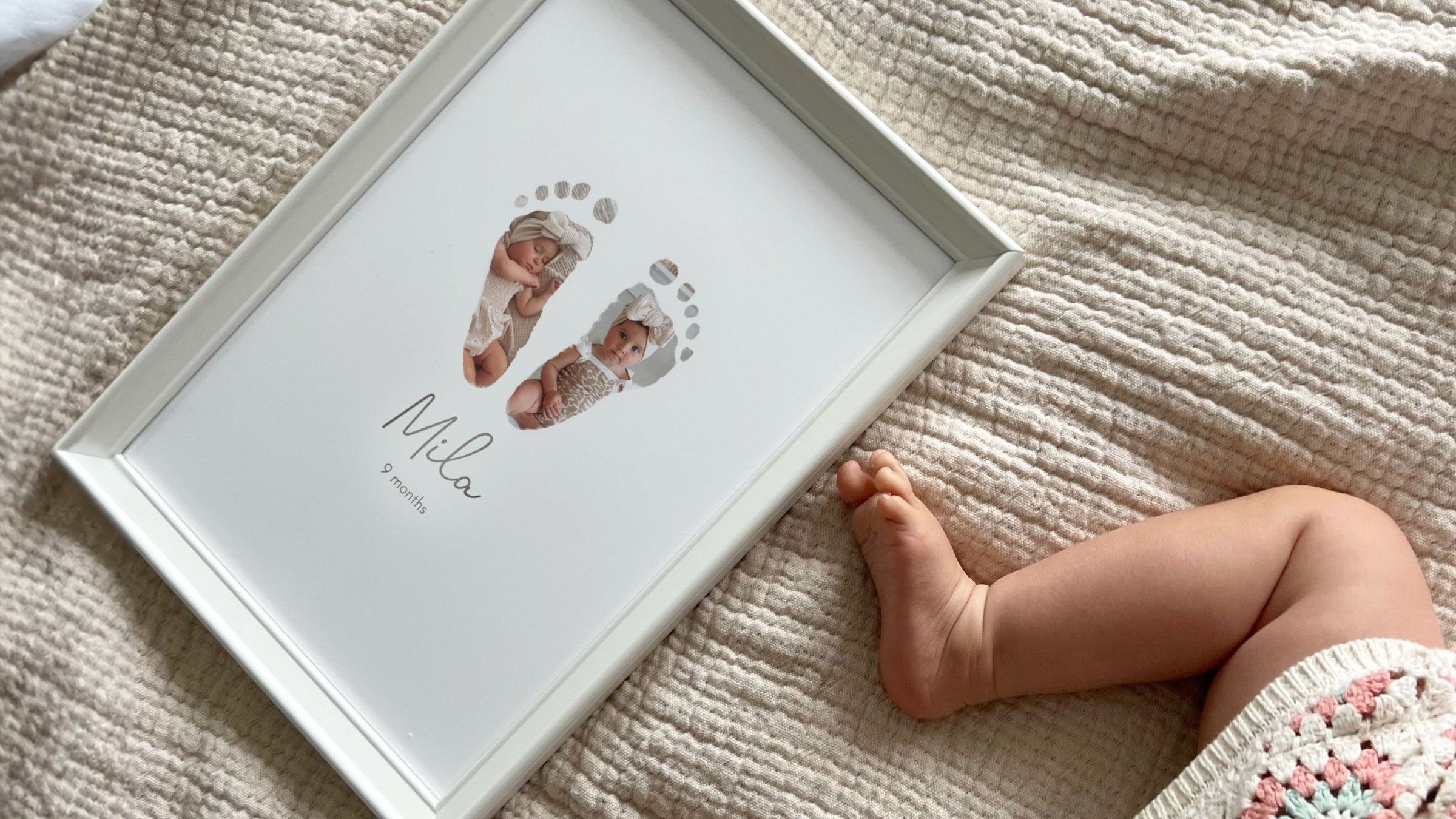 Baby Footprint Photo Art by MiMi Adores – mimiadores